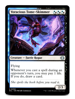Voracious Tome-Skimmer X4 [Lorwyn Eclipsed] Magic MTG ECL 0250 PLAYSET NM 💧💀 - Image 4