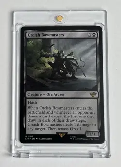 Orcish Bowmasters LOTR Rare Creature Black Orc Archer 103 - Image 1