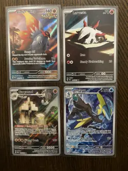 Pokemon Illustration Rare Lot of 4 From Mixed Sets All NM/M - Image 1