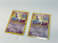 2x POKEMON PROMO BLACK STAR POKEMON LEAGUE #8 MEW 2000 - Image 2
