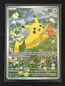 Pokemon TCG Scarlet & Violet Pikachu Black Star Promo Card 088 - Image 1