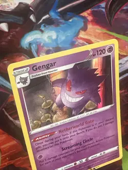 Pokemon TCG Gengar 066/196 - Lost Origin Rare Holo Raw Card - Image 2