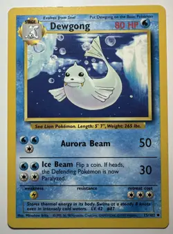 Dewgong - 25/102 - Uncommon - Pokemon TCG Unlimited Base Set WOTC 1999 LP - Image 1