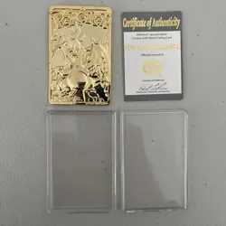 1999 Charizard Pokemon Trading Card 24K Gold Plated, Limited Edition Burger King - Image 1