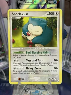 Snorlax 81/111 Rising Rivals Regular 2009 English Pokemon TCG MP - Image 1
