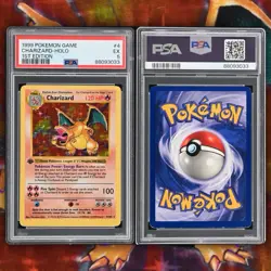 1999 Charizard Holo Rare 1st Edition Shadowless #4 Pokemon Card PSA 5 EX - Image 4