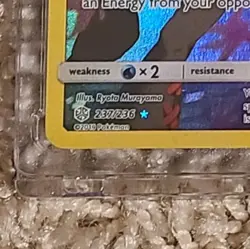 Pokemon TCG Torkoal 237/236 Secret Rare Full Art Holo Sm-Cosmic Eclipse 2019 - Image 2