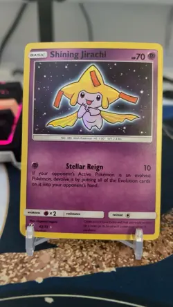 Pokemon TCG Shining Jirachi 42/73 Shiny Holo Rare, MP Condition - Image 1