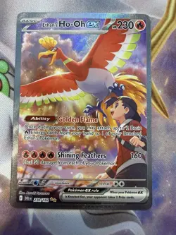 Ethan's Ho-Oh EX SIR Destined Rivals 230/182 Pokemon Card - Image 1