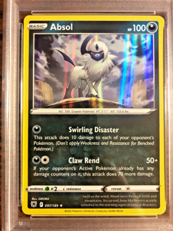 Absol Holo Rare #097 - PSA NM-MT 8 - 2022 SWSH Astral Radiance - Pokemon TCG - Image 2