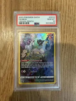 2023 POKEMON SWORD & SHIELD CROWN ZENITH #GG10 FULL ART/MEW PSA 10 - Image 1