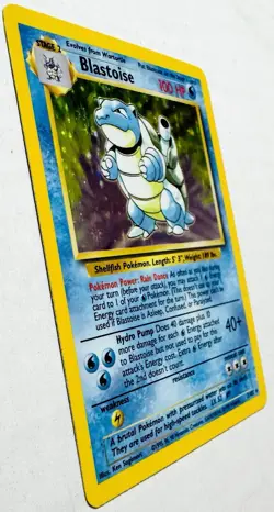 1999 Pokemon 2/102 Blastoise Holo Base Set Unlimited NM - Image 2