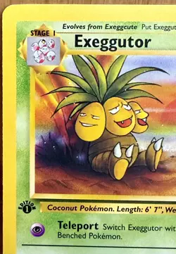 Exeggutor 35/64 Jungle Set 1st Edition 1999 Vintage Pokemon TCG - Image 2