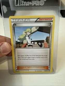 Pokemon Black Star Promo Trainer N BW100 Light Play Condition - Image 1