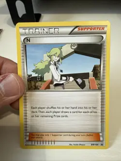 Pokemon Black Star Promo Trainer N BW100 Light Play Condition - Image 2