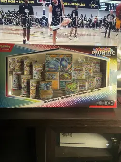 Pokemon TCG: Prismatic Evolutions Lucario & Tyranitar EX Premium Collection- New - Image 1