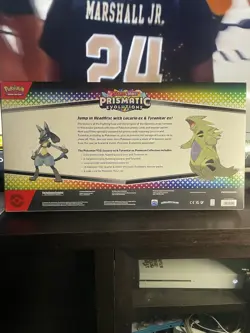 Pokemon TCG: Prismatic Evolutions Lucario & Tyranitar EX Premium Collection- New - Image 2