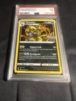 Tyranitar-Holo Pokemon GO PSA 7 - Image 2