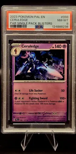 Ceruledge 40/91 Pokemon Day 2024 Promo PSA 8 Scarlet & Violet (Paldean Fates) - Image 1