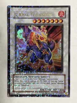 Jurrac Giganoto DT02-EN087 DUEL TERMINAL Ultra Parallel Rare Light Play Yu-Gi-Oh - Image 1