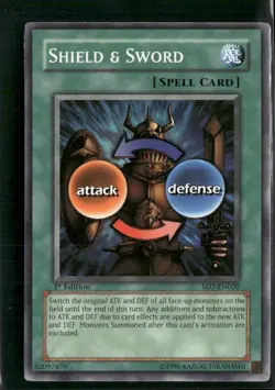 1996 Yu-Gi-Oh! 1st Edition Shield and Sword SD7-EN020 - Image 1