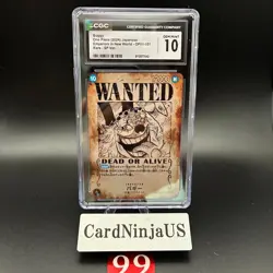 CGC GEM MINT 10 Buggy OP09-051 Wanted R-SPC Emperors in the New World ONE PIECE - Image 1