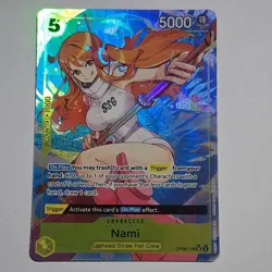 Nami OP08-106 Two Legends Foil Alternate Art Super Rare - Image 1