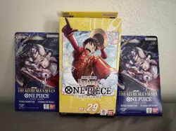 One Piece Egghead Starter Deck [ST29] New Sealed In Hand + 2 booster packs - Image 1