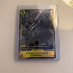 Capone “Gang” Bege Alt Art OP04-100 - Kingdoms Of Intrigue - One Piece TCG - Image 1