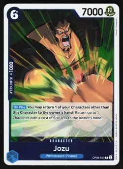Jozu OP08-047 One Piece TCG Foil R NM - Image 1