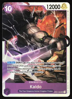 Kaido (094) OP01-094 One Piece TCG Foil SR NM - Image 1
