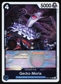 Gecko Moria OP01-068 One Piece TCG Foil R NM - Image 1