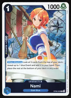 Nami (050) OP09-050 One Piece TCG Foil R NM - Image 1