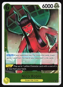 Nico Robin (107) OP09-107 One Piece TCG Foil R NM - Image 1