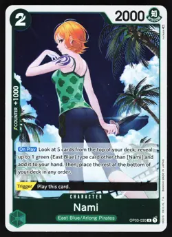 Nami (030) OP03-030 One Piece TCG Foil R NM - Image 1