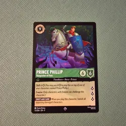 Prince Phillip Vanquisher of Foes(FABLED) - 73/204 - Super Rare - Disney Lorcana - Image 1