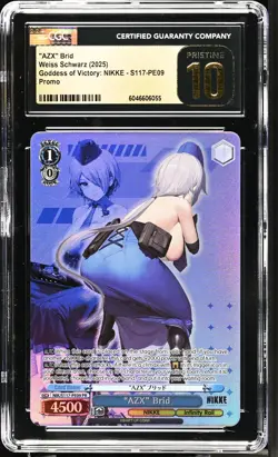 Weiss Schwarz GRADED 2025 AZX Brid S117-PE09 NIKKE P PRISTINE 10 ENG - Image 1