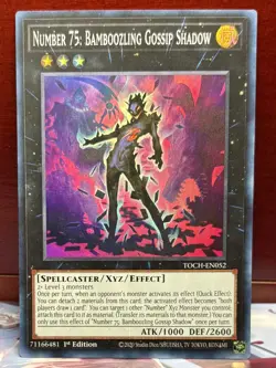 Yu-Gi-Oh! *Number 75: Bamboozling Gossip Shadow* TOCH-EN052~(+Bonus EN026 Card) - Image 1