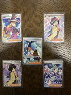 Dendra SIR 266/193 Pokemon TCG With 4 Other Trainer Cards “ Waifus” All NM - Image 1