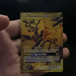Pokemon TCG Pikachu & Zekrom GX SM248 TAG TEAM Promo Holo Card Electric Dragon - Image 1