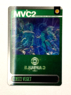Vegito - 098 - Dragon Ball Morinaga 3D Capsule Corp Card Japanese - Image 1