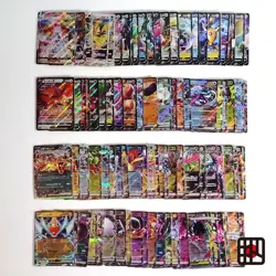 Bulk Lot 100 V ex VMAX VSTAR NM-LP No Dupes Japanese Pokemon Card 672 - Image 1