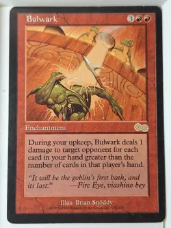 Bulwark - Urza's Saga - Magic the Gathering MTG Nice! - Image 1
