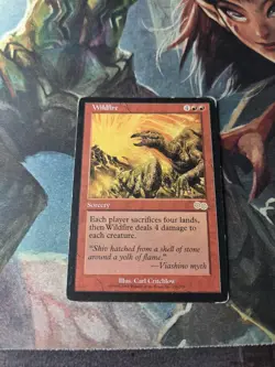 MTG Wildfire Urza's Saga HP Regular Rare Magic The Gathering - Image 1