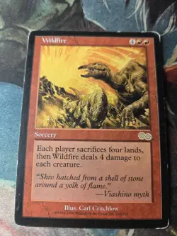 MTG Wildfire Urza's Saga HP Regular Rare Magic The Gathering - Image 2