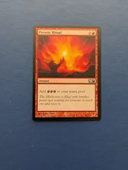 MTG Pyretic Ritual: Core Set 2011 #153 – EX-MT - Image 1