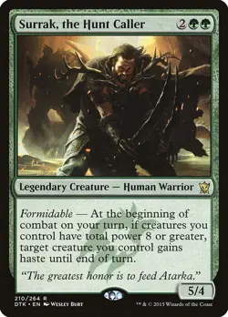 Surrak, the Hunt Caller [Dragons of Tarkir] Magic MTG - Image 1