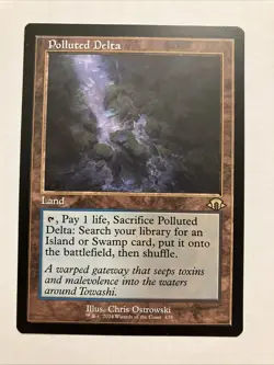 Polluted Delta (Retro Frame) Magic The Gathering MTG Modern Horizons 3 - Image 1