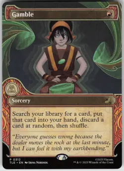 MTG Gamble (Showcase) Normal NM Avatar: The Last Airbender: Magic 312 - Image 1