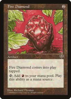 Fire Diamond Mirage Uncommon NM Magic: The Gathering Normal - Image 1